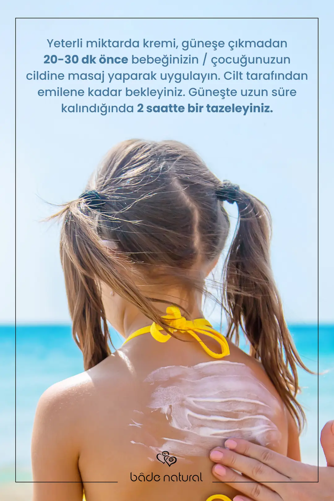 %100 Doğal 50+ SPF Yüksek Korumalı Çocuk Güneş Koruyucu Losyon 100 ml - 6