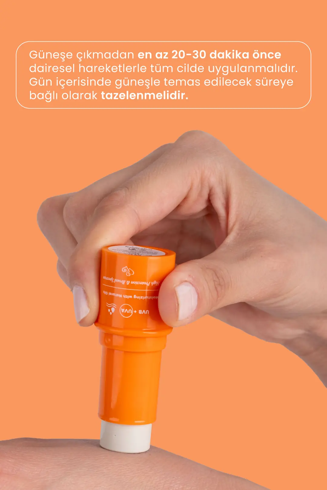 %100 Mineral Filtreli 50 Spf Besleyici Güneş Koruyucu Stick 6g - 5