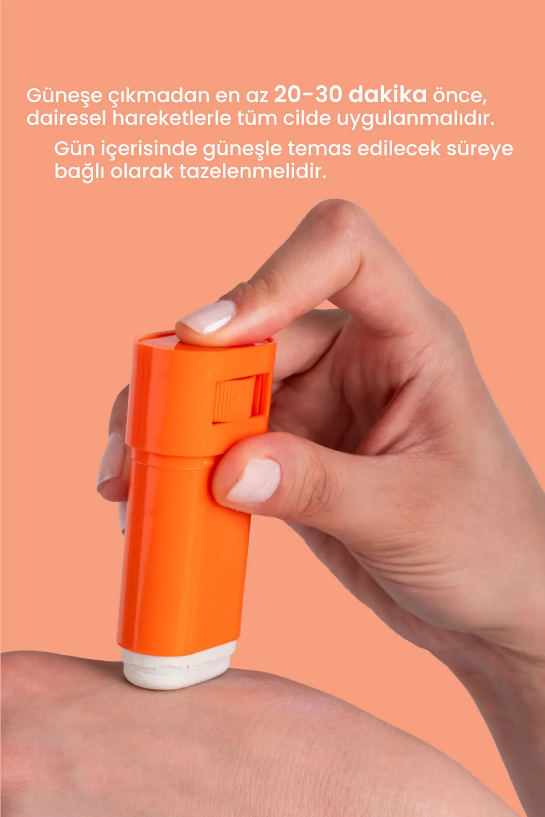 50 SPF %100 Mineral Filtreli ve Doğal Yüksek Korumalı Güneş Stick 16 g - 5