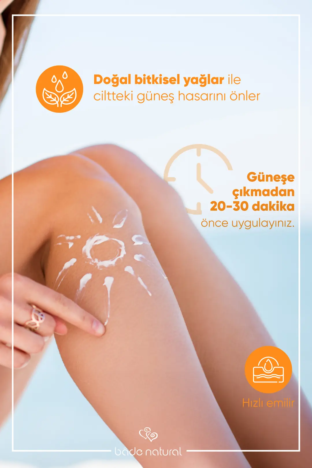 50 SPF Güneş Koruyucu Yüz ve Vücut Sütü 100 ml - 5