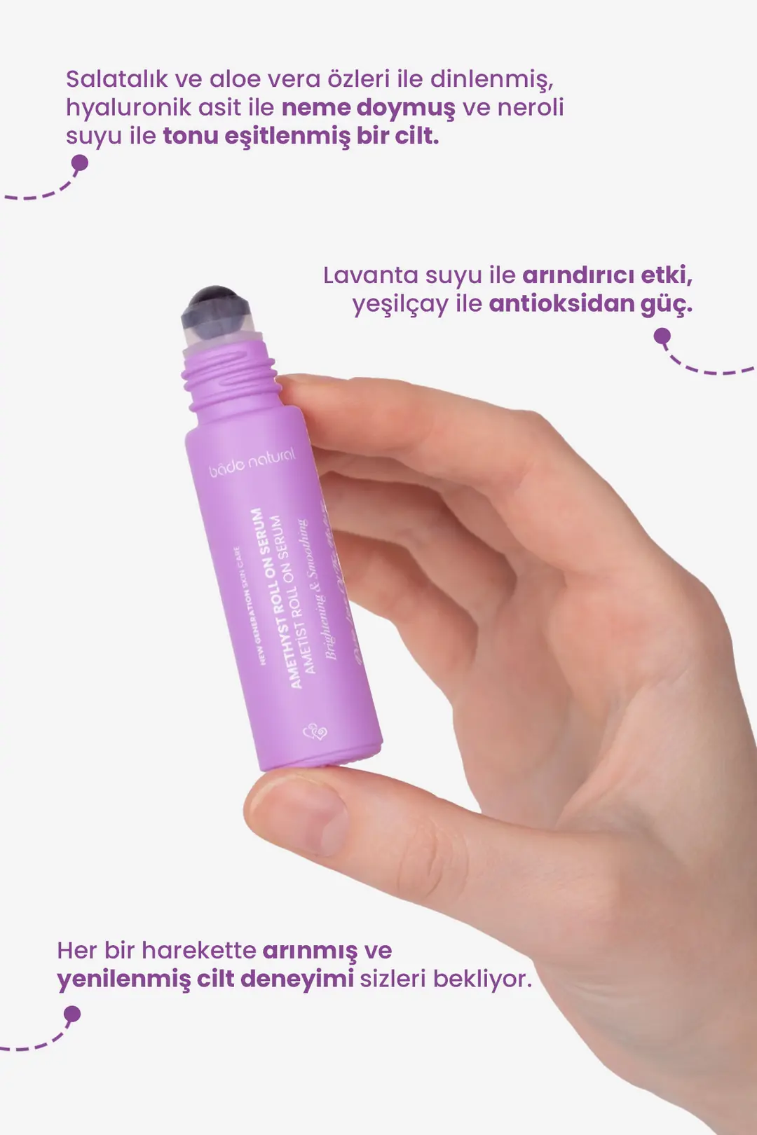 Ametist Roll On Yüz Masaj Serumu 10 ml - 2