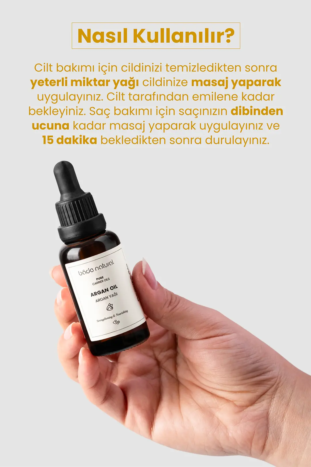Argan Yağı Soğuk Sıkım %100 Saf 30 ml - 6