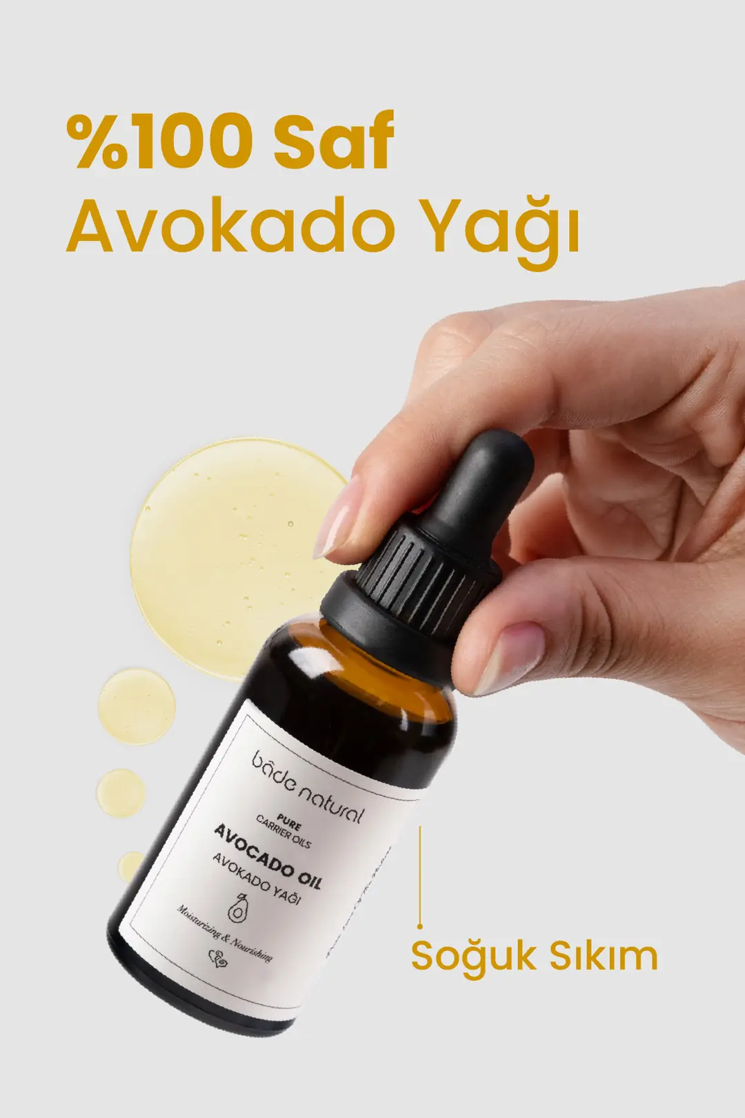 Avokado Yağı Soğuk Sıkım %100 Saf 30 ml - 5