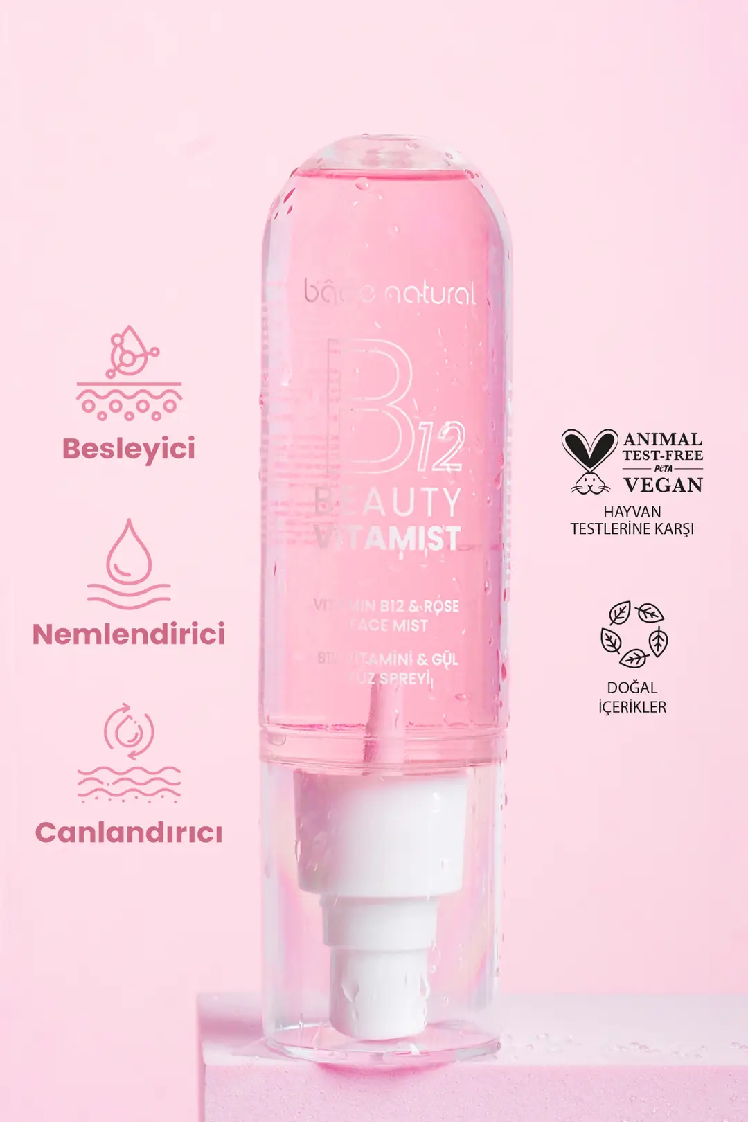 Beauty Vitamist B12 Vitamini & Gül Yüz Spreyi 100 ml - 4