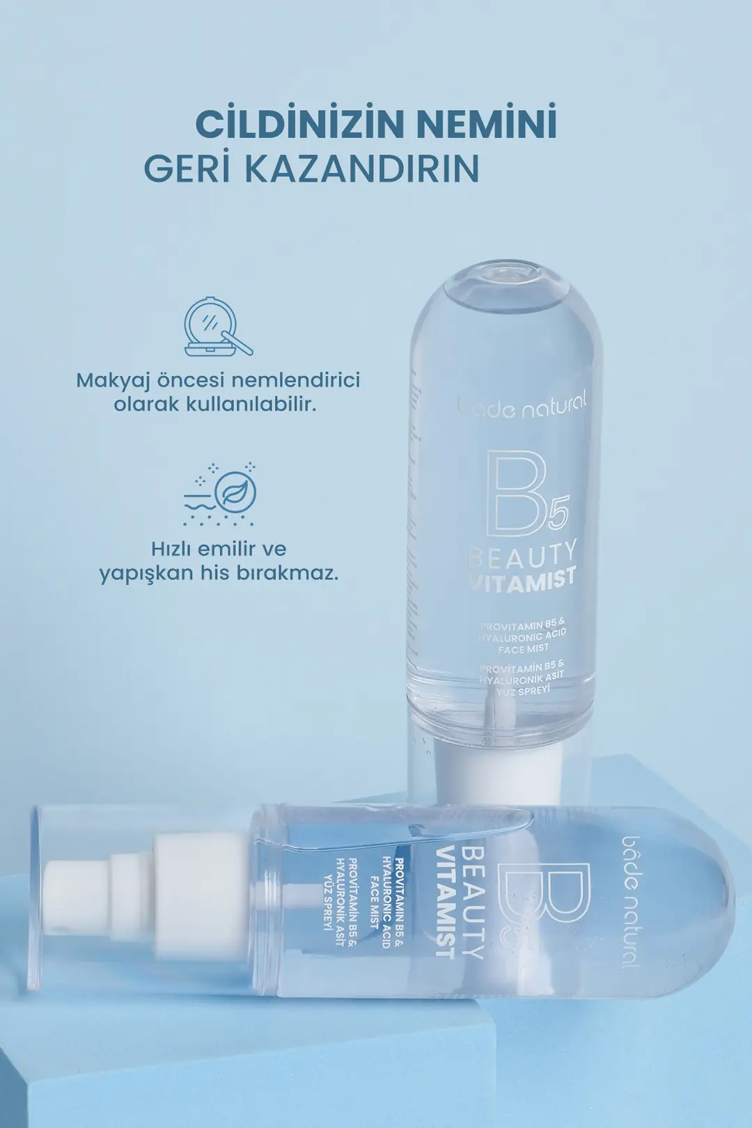 Beauty Vitamist Provitamin B5 & Hyaluronik Asit Yüz Spreyi 100 ml - 3