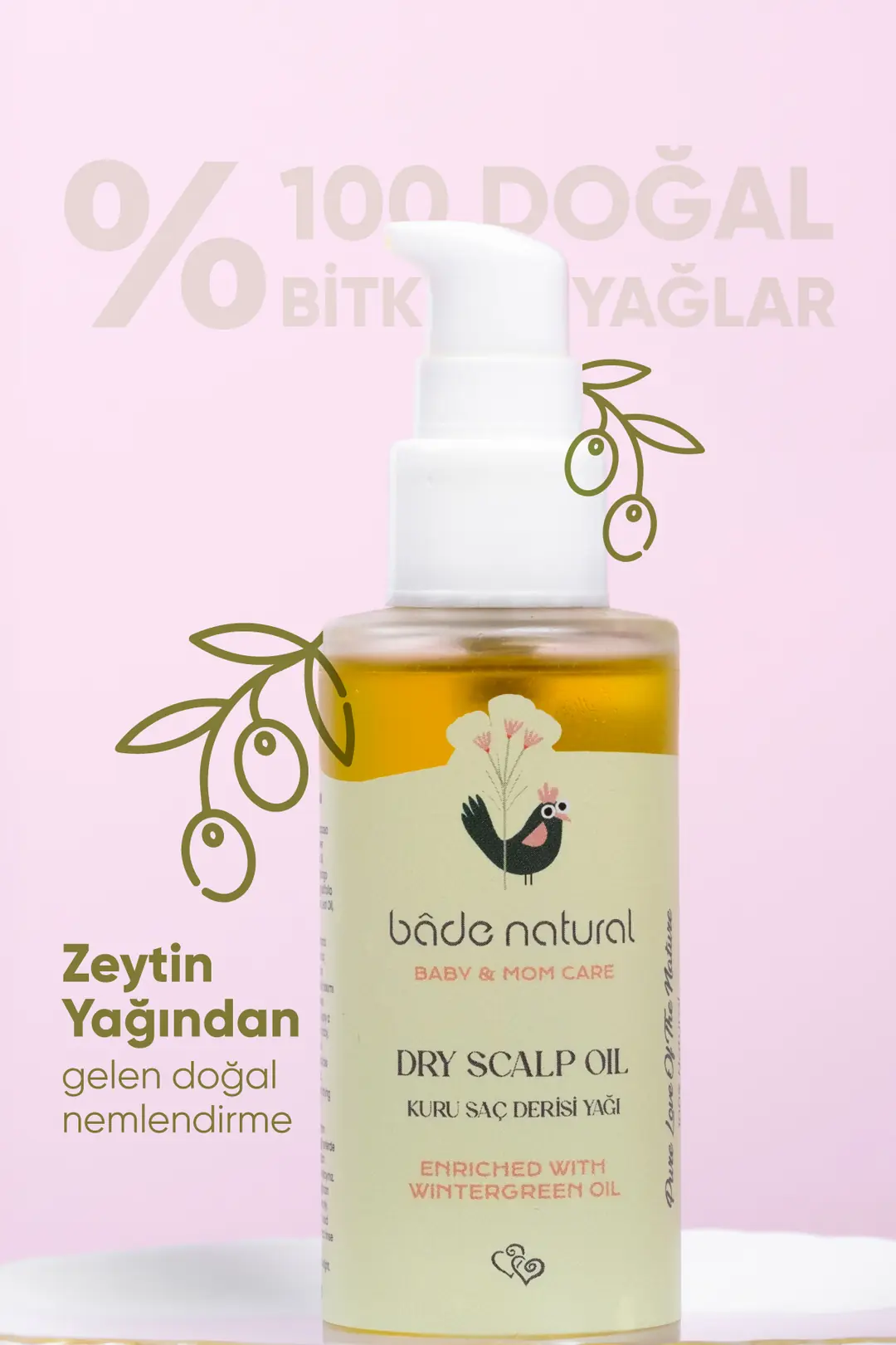Bebek Kuru Saç Derisi %100 Doğal Bakım Yağı 50 ml - 3