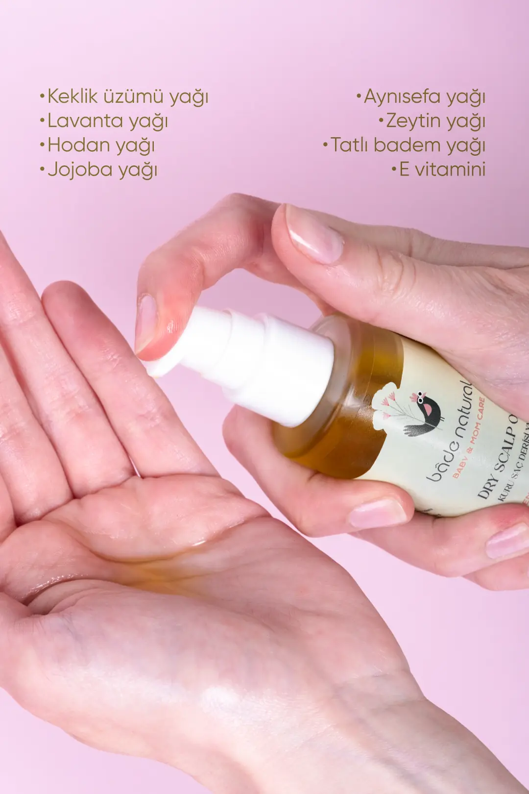Bebek Kuru Saç Derisi %100 Doğal Bakım Yağı 50 ml - 4