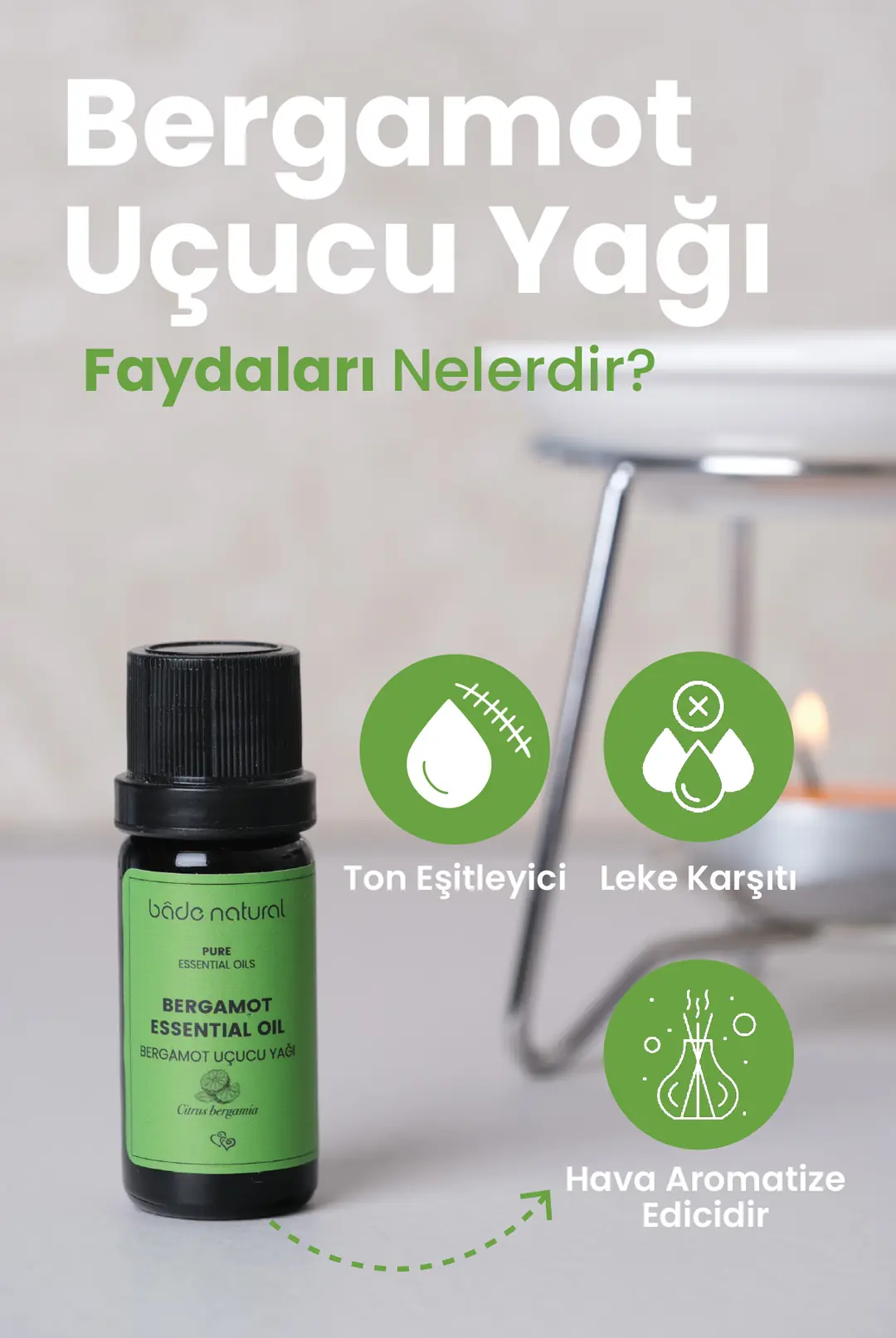 Bergamot Uçucu Yağı %100 Saf 10 ml - 2