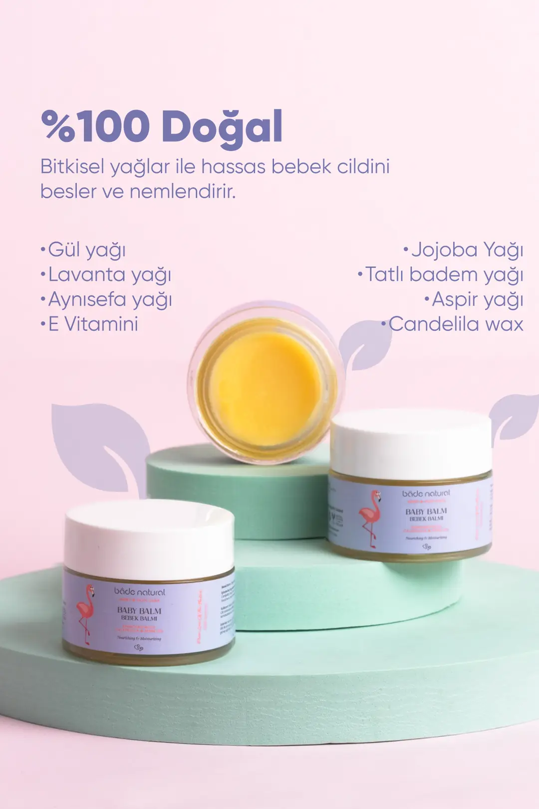 Besleyici ve Rahatlatıcı %100 Doğal Bebek Balmı 50 ml - 2