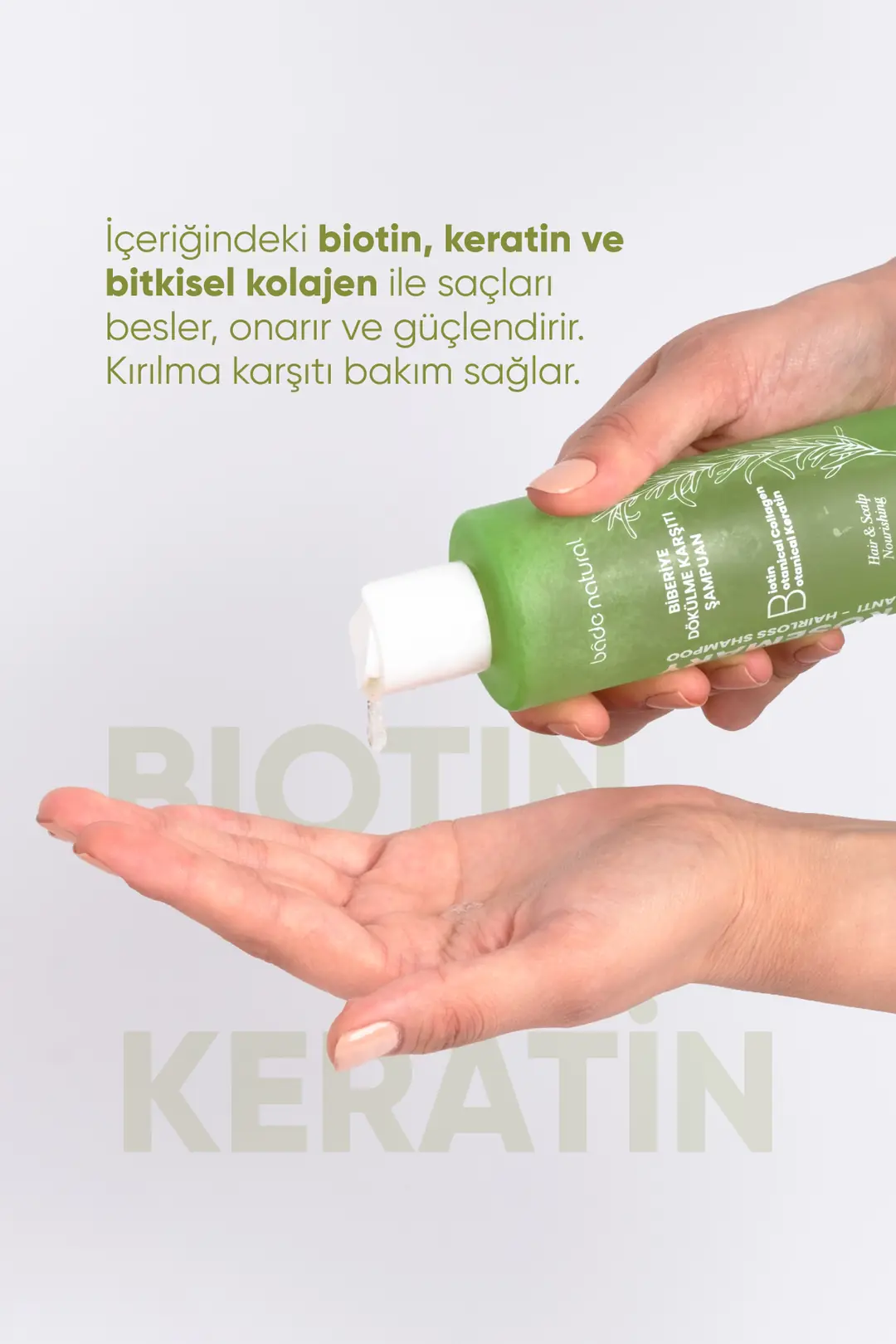 Biberiye Dökülme Karşıtı ve Güçlendirici Komple Saç Bakım Seti - 5