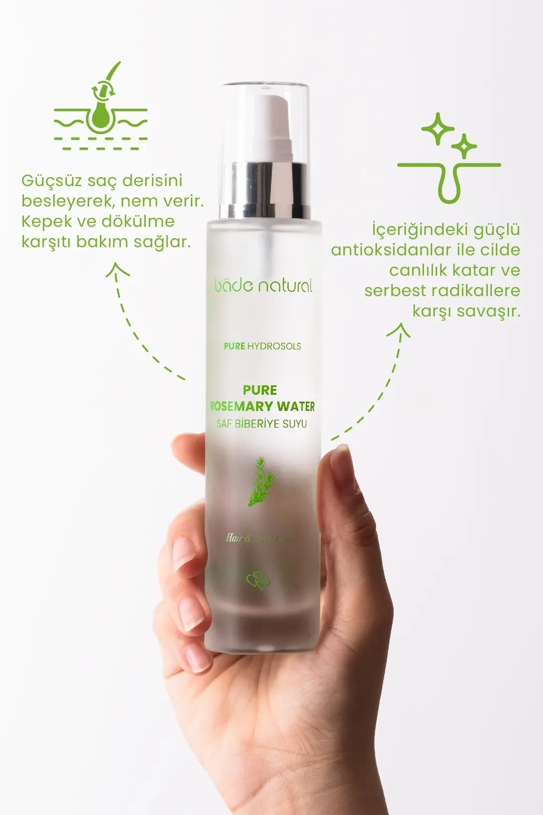 Biberiye Dökülme Karşıtı ve Güçlendirici Refill Saç Bakım Seti - 3