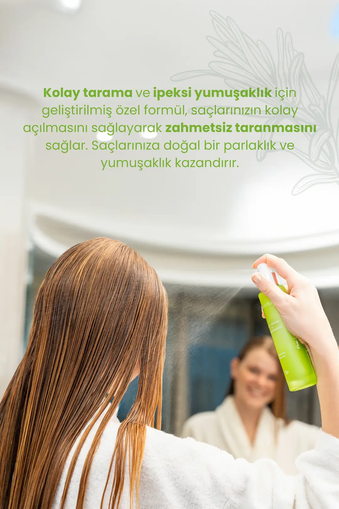 Biberiye Kolay Tarama ve Saç Bakım Sütü 100 ml - 2