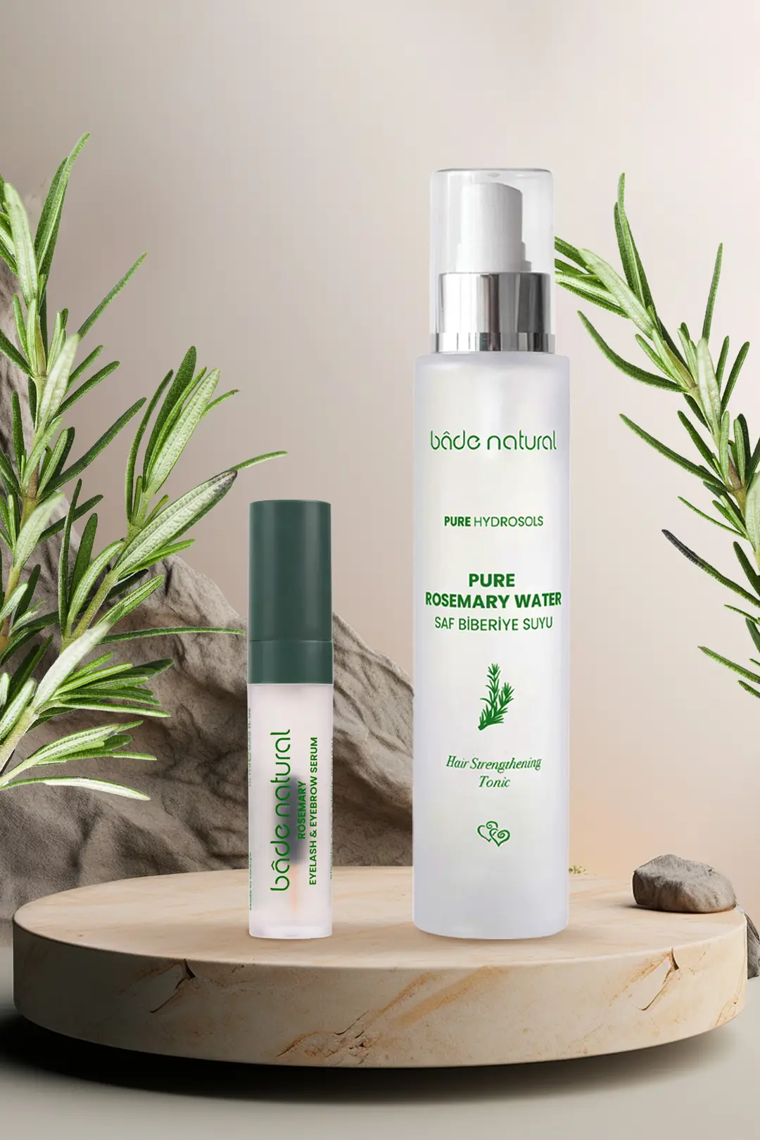 Biberiye Suyu Saç Toniği & Biberiye Yağı Kaş ve Kirpik Serum Set - 7