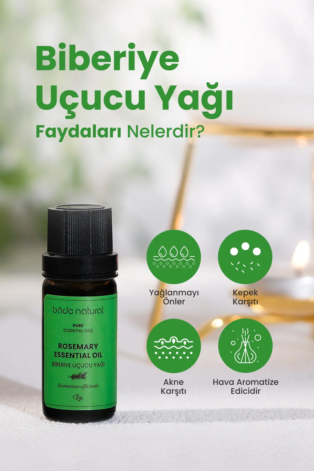 Biberiye Uçucu Yağı %100 Saf 10 ml - 2