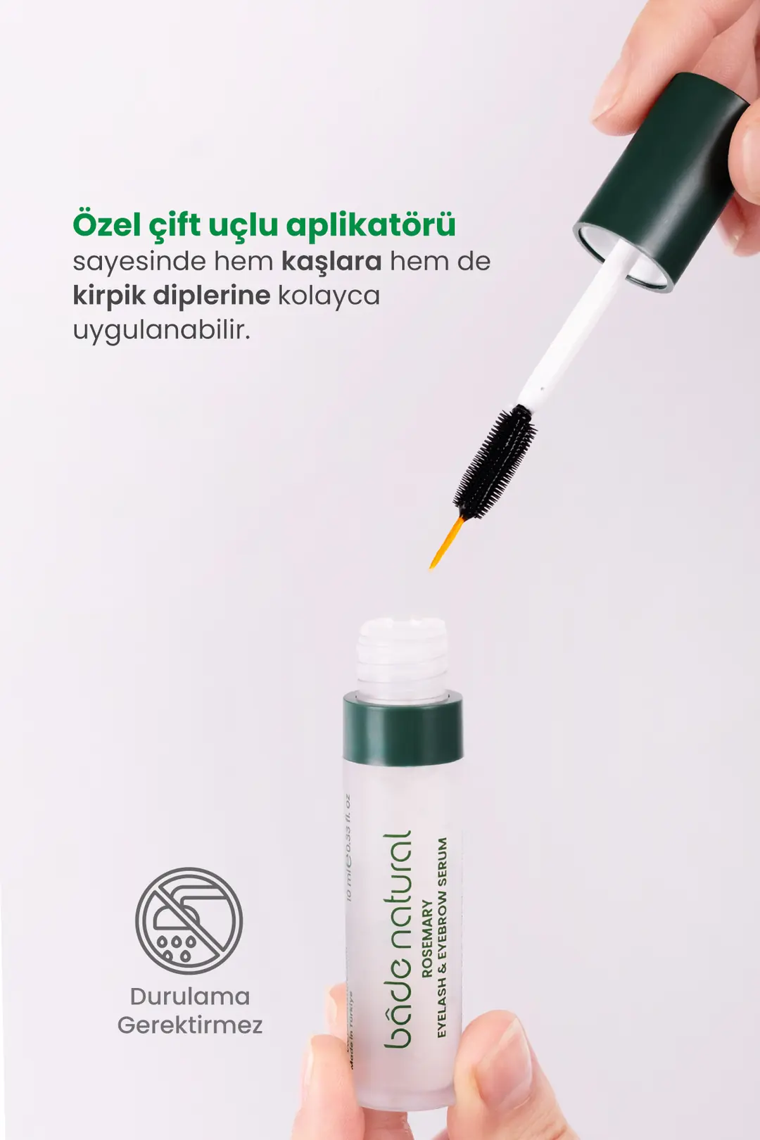 Biberiye Yağı Kaş Kirpik Bakım Serumu Besleyici ve Güçlendirici 10 ml - 4