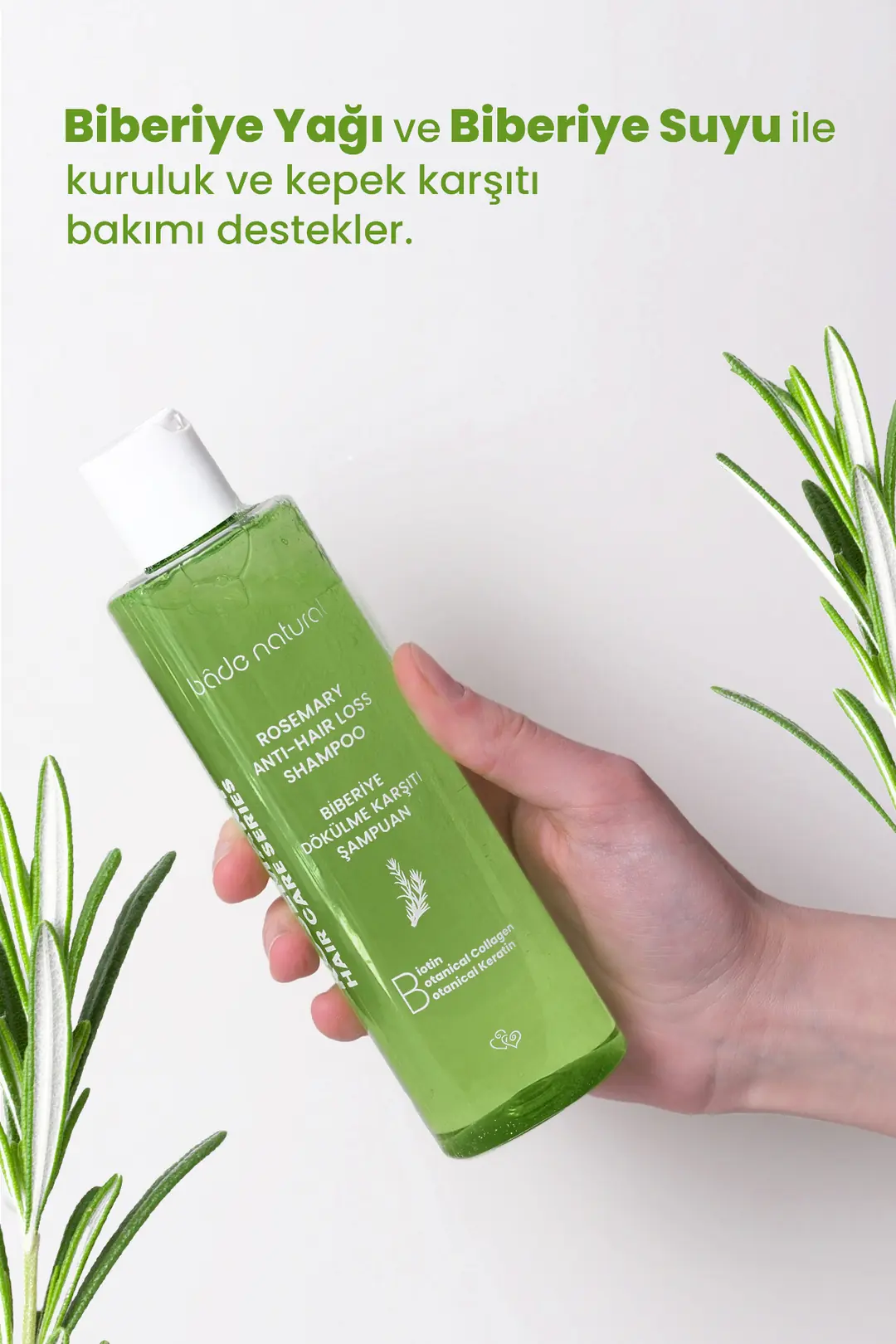 Biberiye, Biotin, Keratin ve Kolajen Complex Saç Dökülmesi Karşıtı Bakım Şampuanı 250 ml - 2