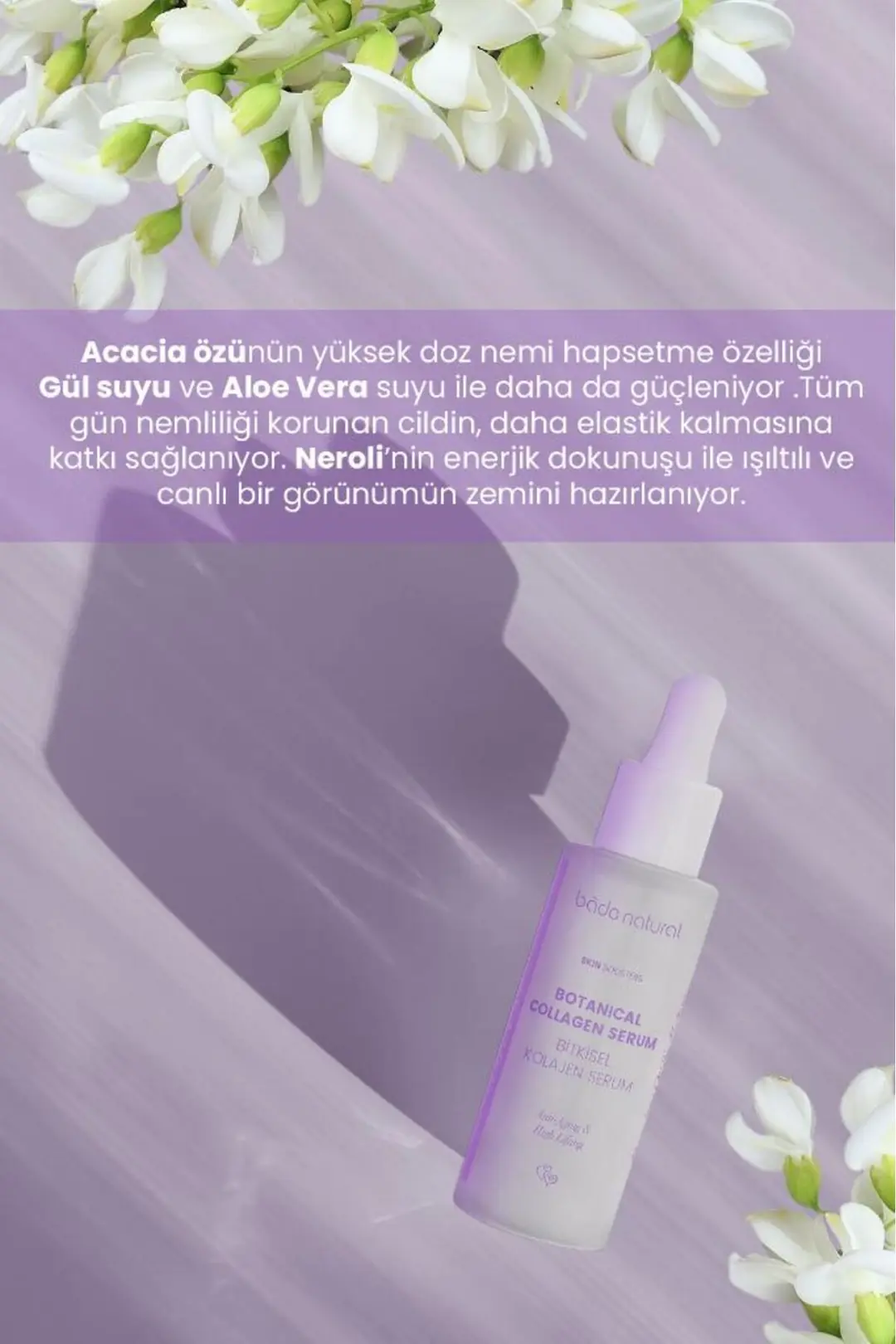 Bitkisel Kolajen Yüz Serumu Yaşlanma ve Kırışıklık Karşıtı 30 ml - 3