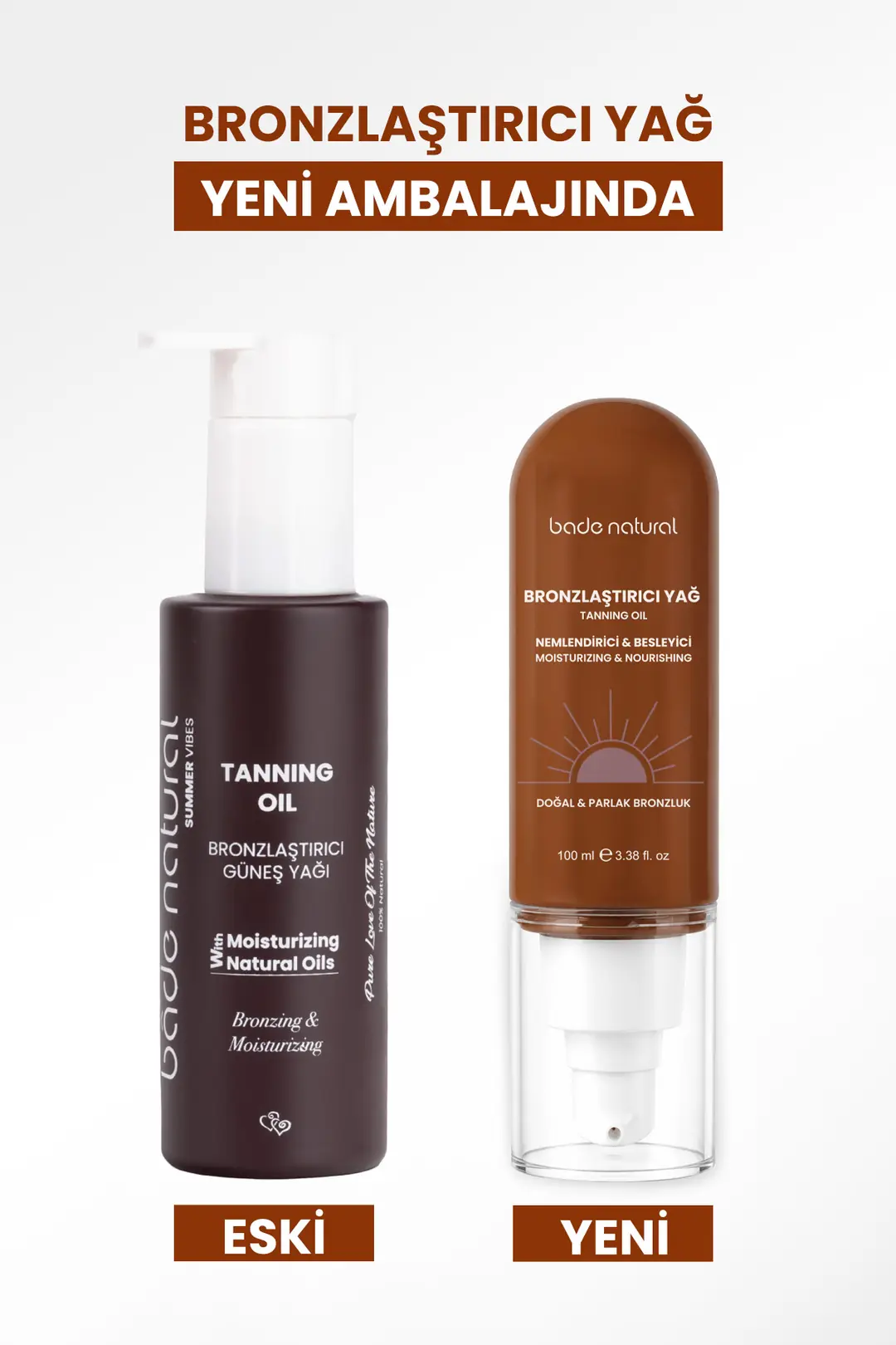 Bronzlaştırıcı ve Nemlendirici Güneş Yağı %100 Doğal 100 ml - 6