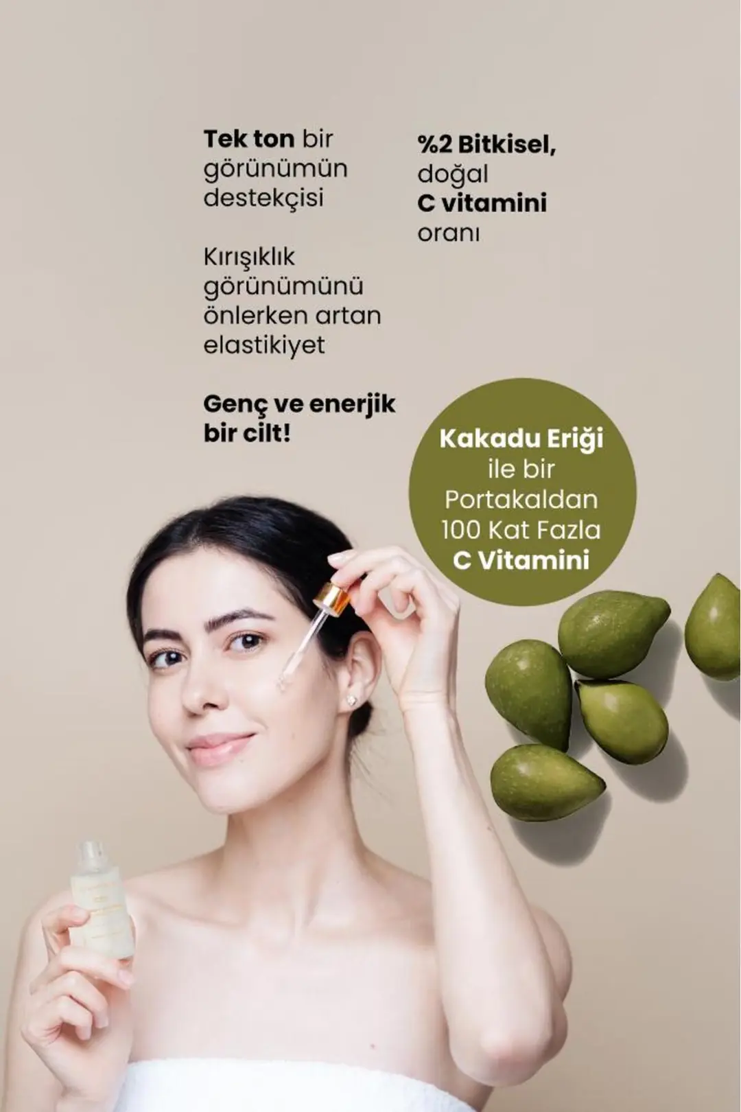 C Vitamini Yüz Serumu Aydınlatıcı, Ton Eşitleyici ve Leke Karşıtı 30 ml - 2