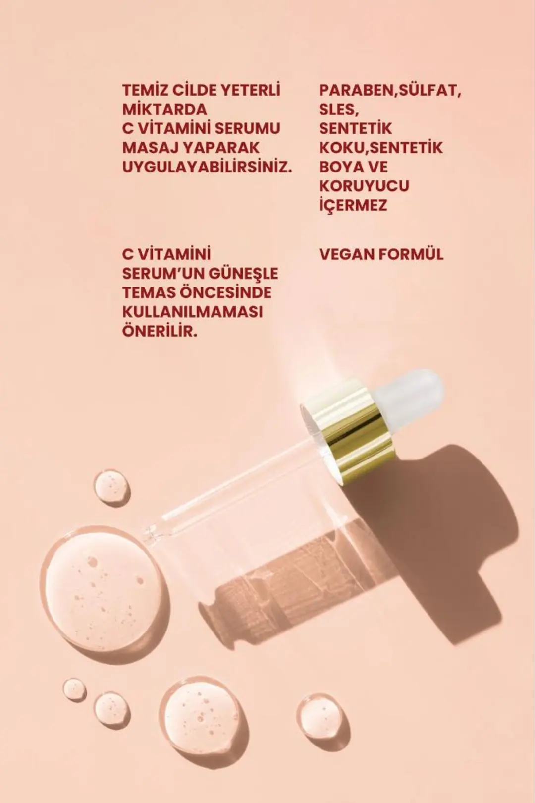 C Vitamini Yüz Serumu Aydınlatıcı, Ton Eşitleyici ve Leke Karşıtı 30 ml - 3