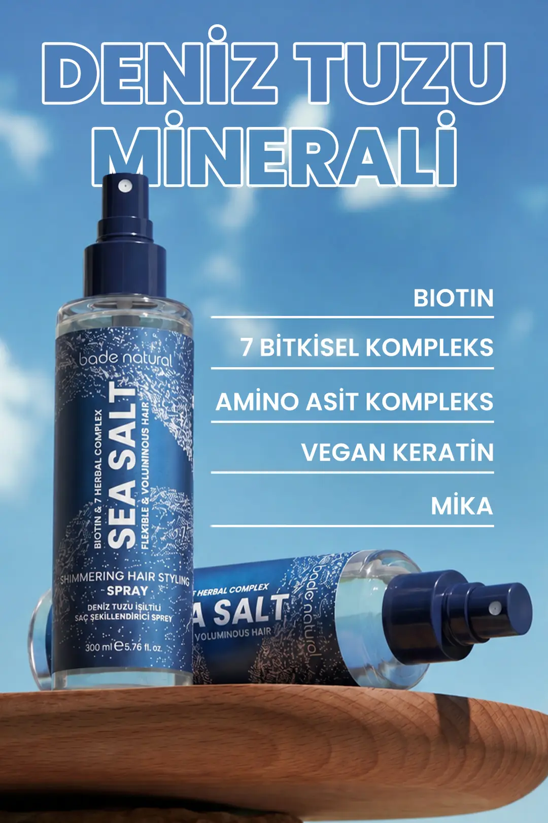 Deniz Tuzu Işıltılı Şekillendirici Saç Spreyi 200 ml - 6
