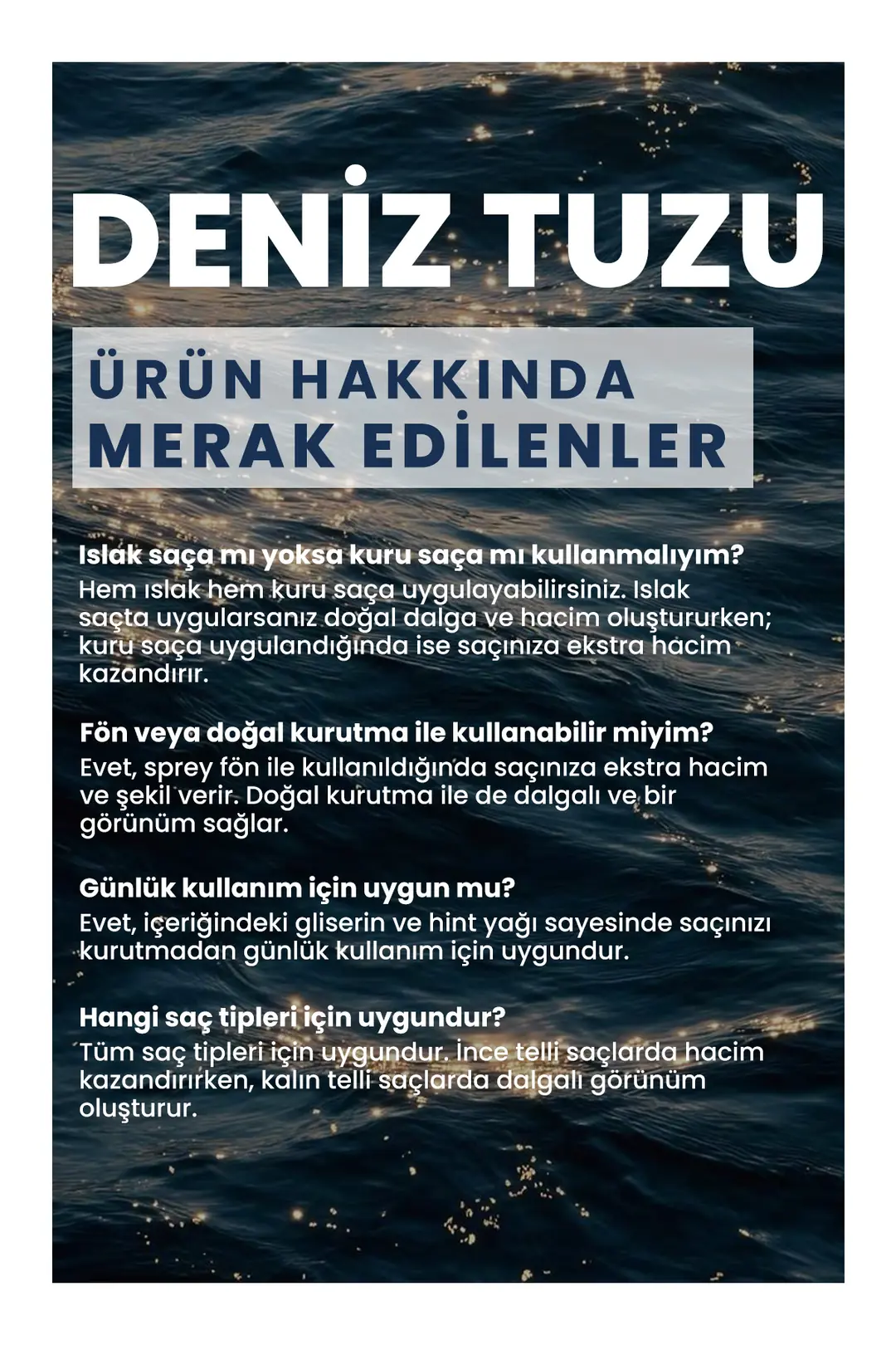 Deniz Tuzu Işıltılı Şekillendirici Saç Spreyi 200 ml - 7