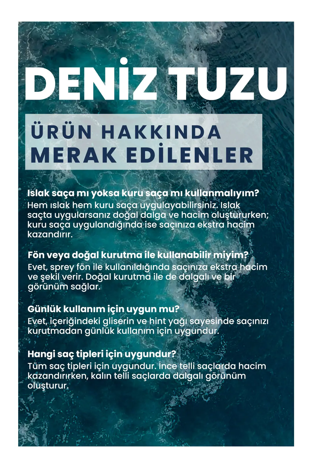 Deniz Tuzu Şekillendirici Saç Spreyi 200 ml - 7