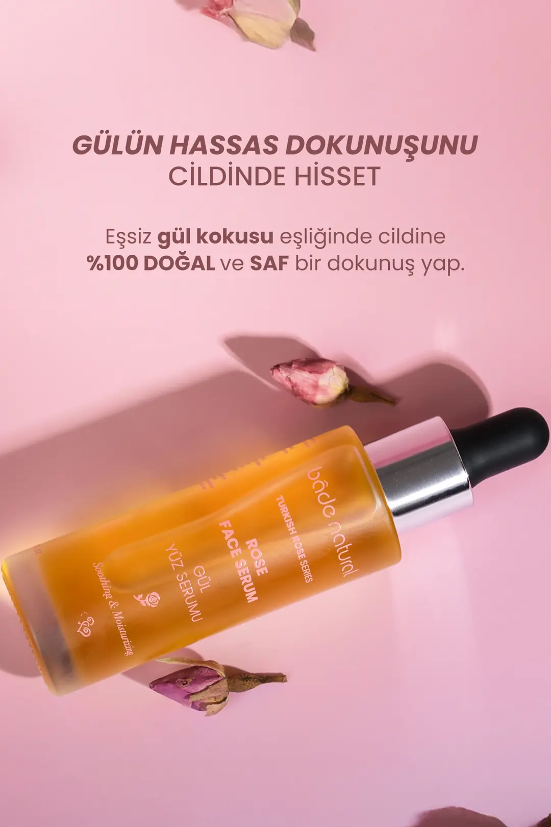 Gül Yağı Rahatlatıcı ve Antioksidan Yüz Serumu 30 ml - 4