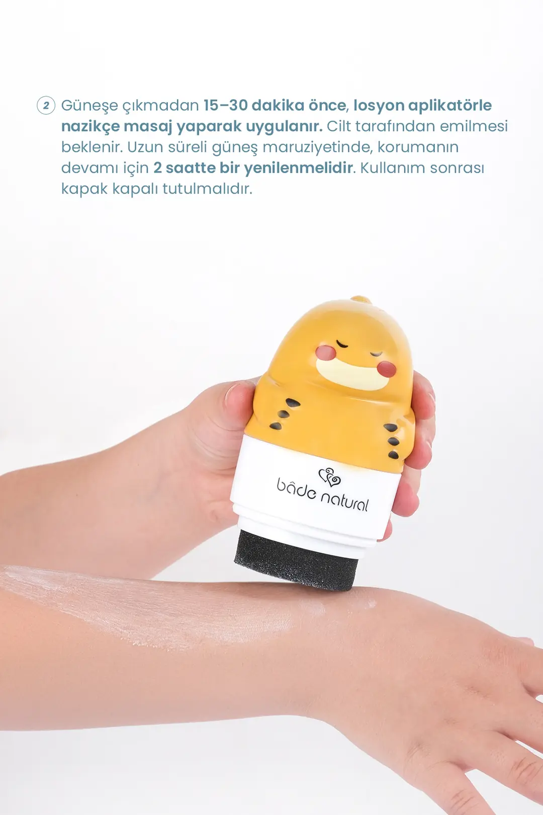 Güneş Koruyucu Losyon Aplikatörü Dinozor Figürlü Doldurulabilir Roll On 110 ml - 5