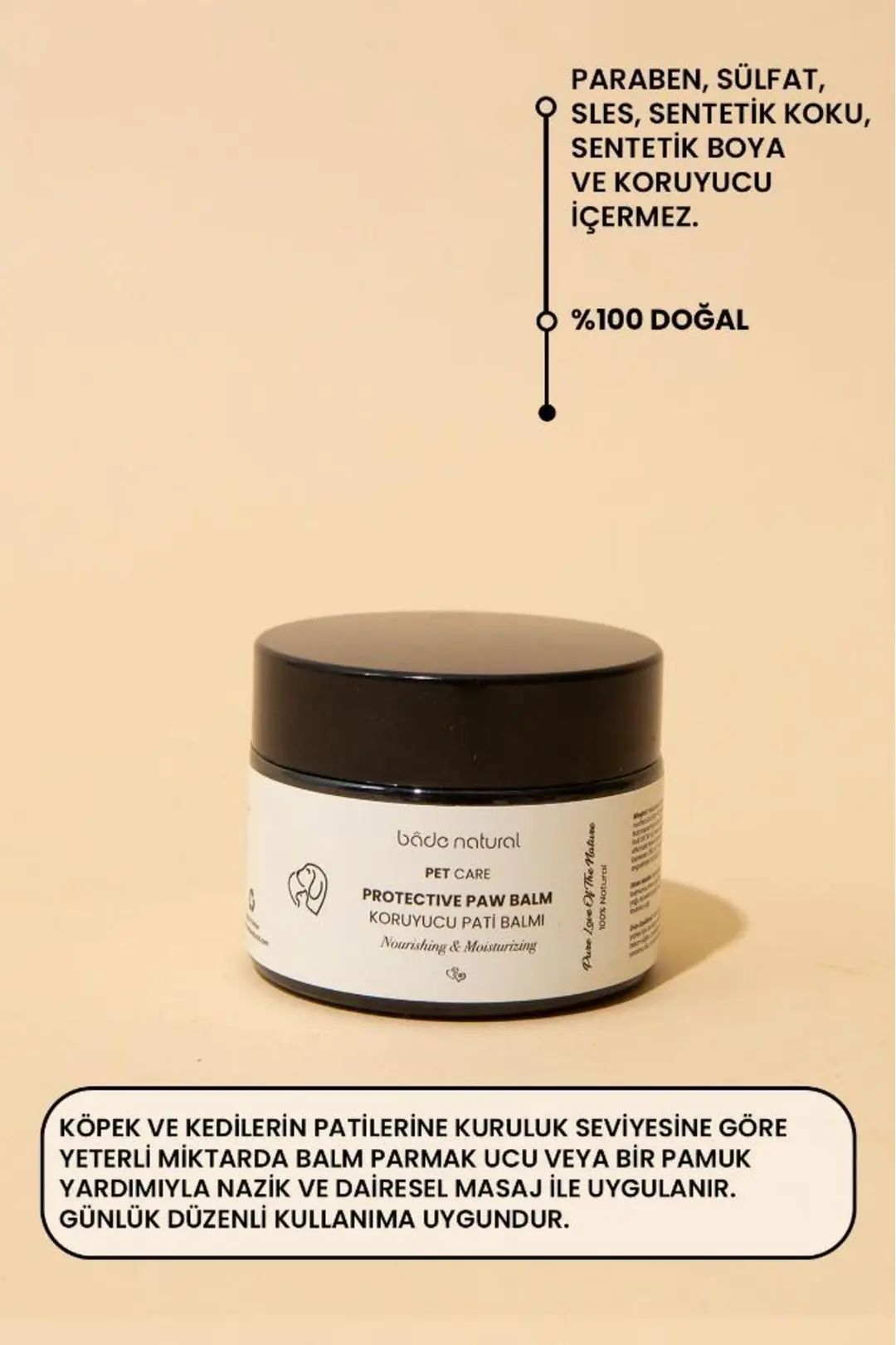 Koruyucu Evcil Hayvan Pati Balmı 50 ml - 3