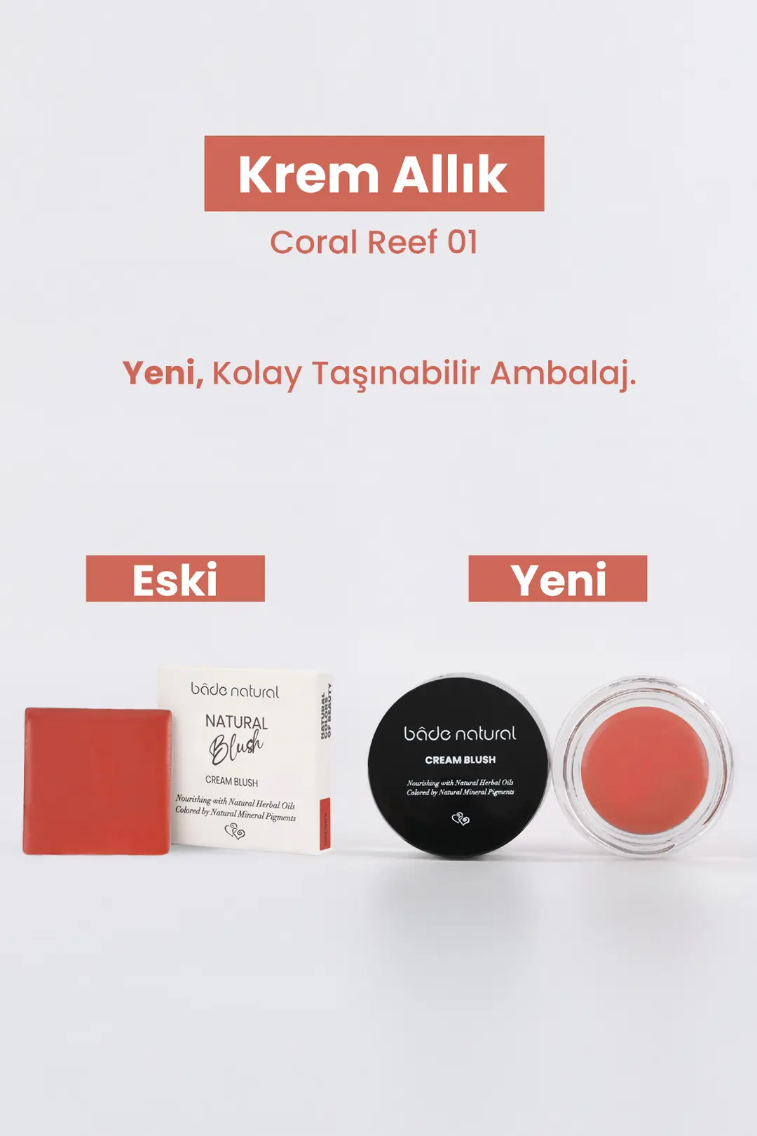 Krem Allık Coral Reef 01 %100 Doğal - 2