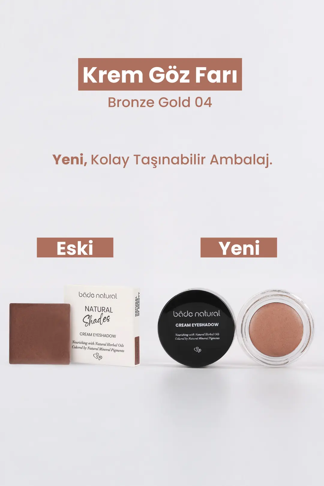 Krem Göz Farı Bronze Gold 04 %100 Doğal - 2