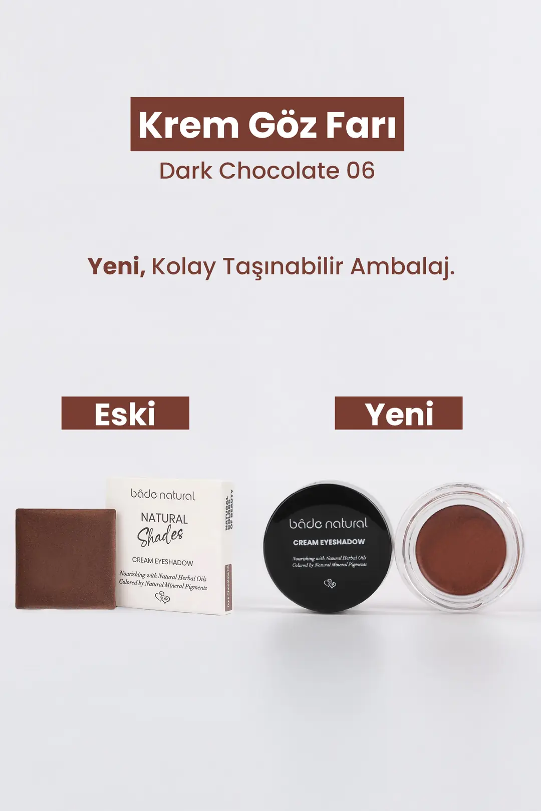 Krem Göz Farı Dark Chocolate 06 %100 Doğal - 2