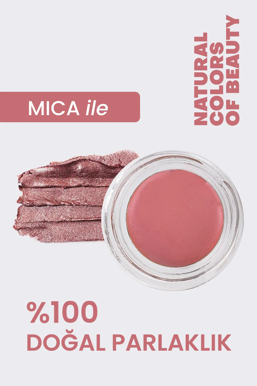 Krem Göz Farı Think Pink 01 %100 Doğal - 4