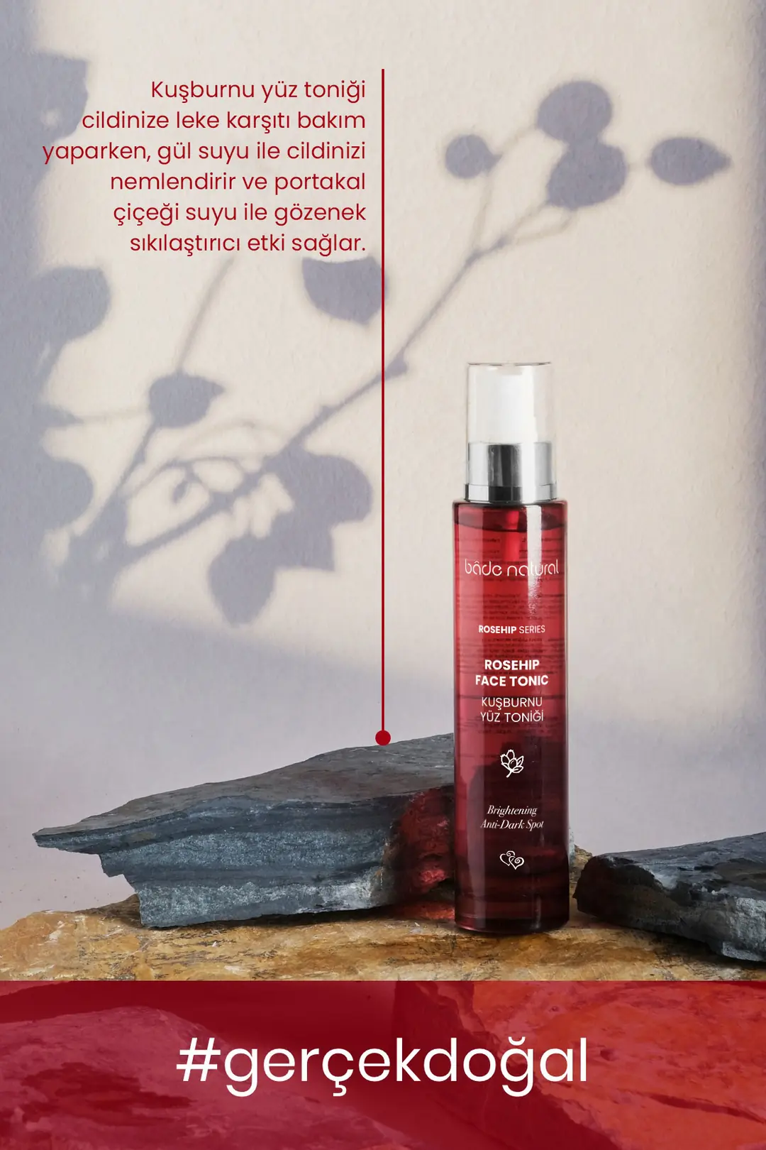 Kuşburnu Aydınlatıcı ve Leke Karşıtı Tonik 100 ml - 2