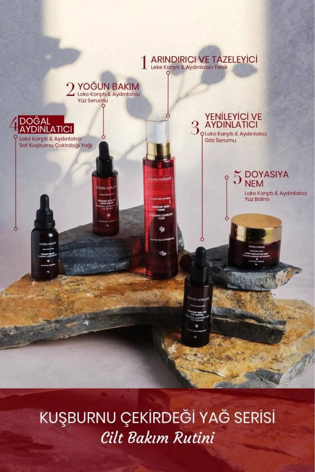 Kuşburnu Çekirdeği Yağı Soğuk Sıkım Leke Karşıtı ve Aydınlatıcı %100 Saf 30 ml - 4