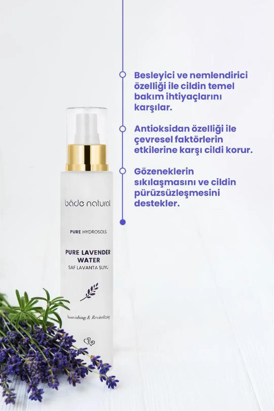 Lavanta Suyu Canlandırıcı ve Besleyici Tonik %100 Doğal 100 ml - 2