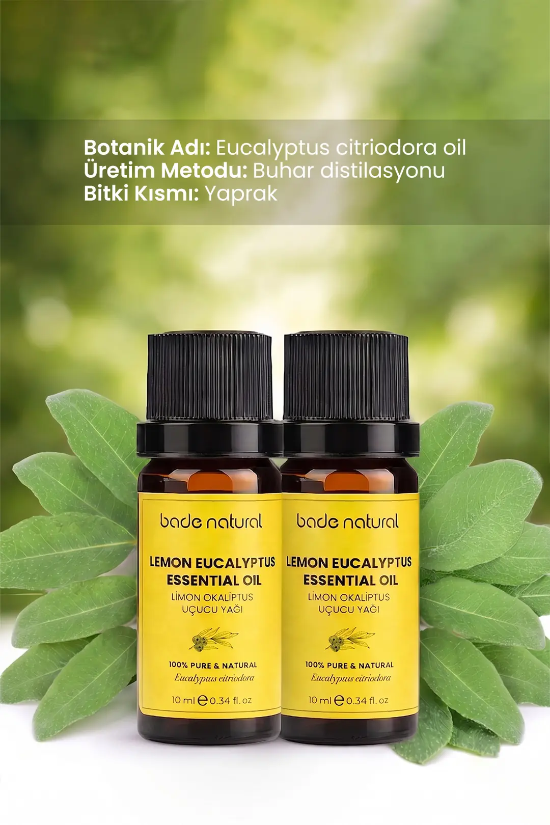 Limon Okaliptus Uçucu Yağı %100 Saf 10ml - 4