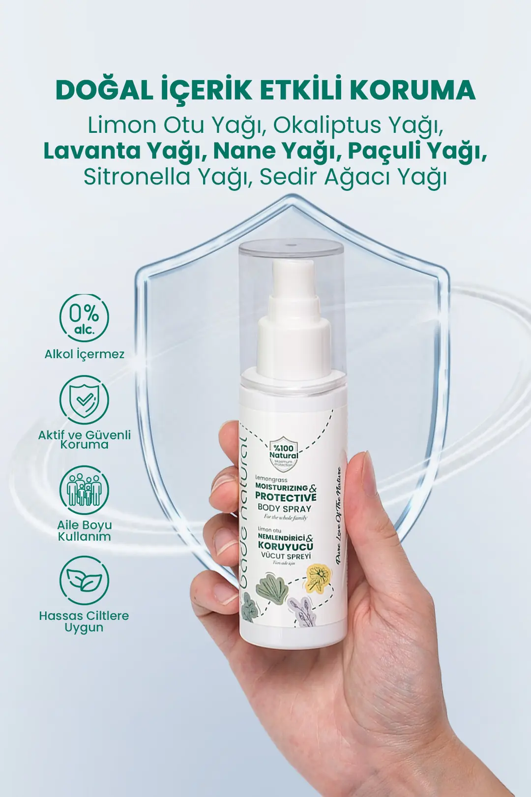 Limon Otu Koruyucu Vücut Spreyi 100 ml - 4