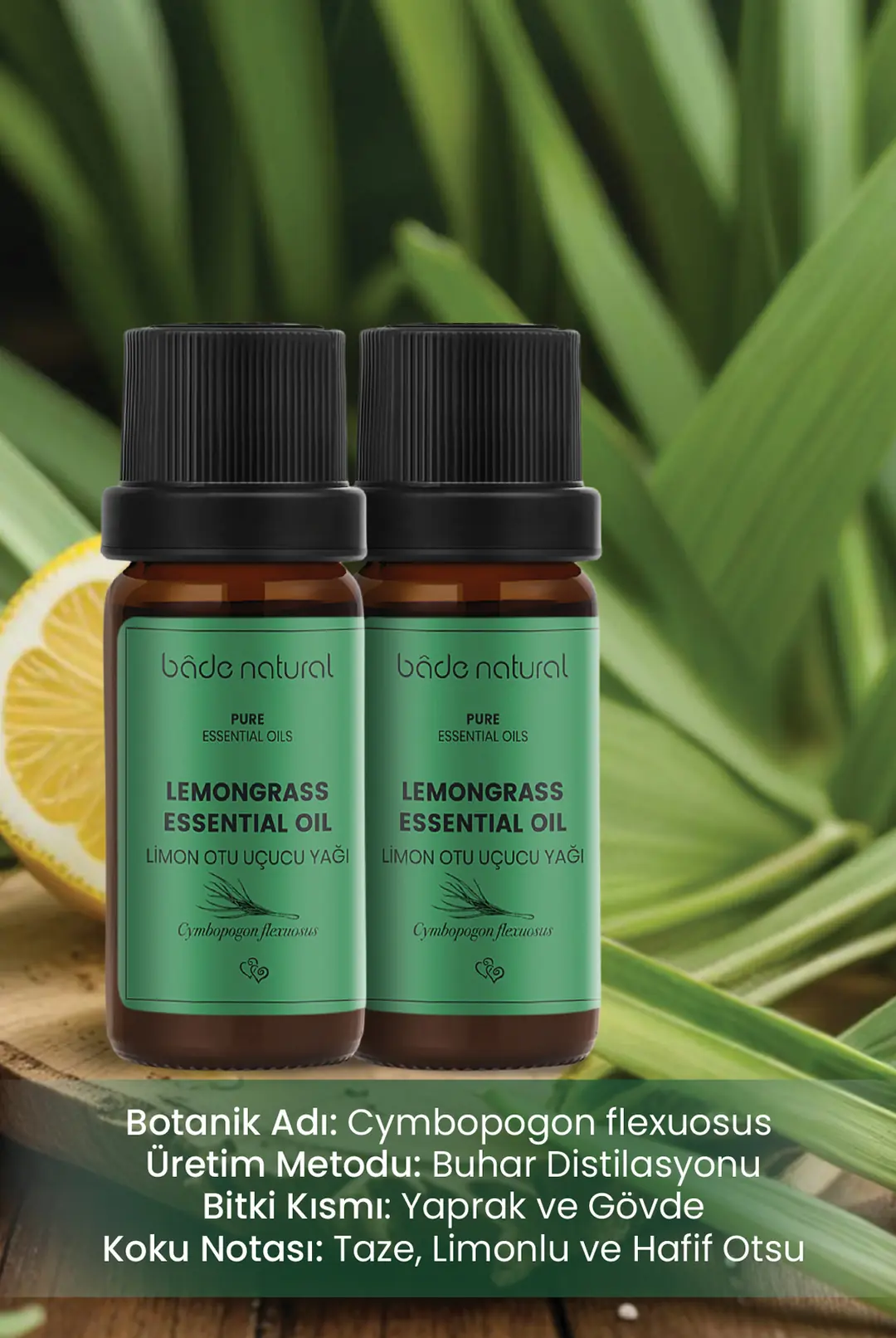 Limon Otu Uçucu Yağı %100 Saf 10 ml - 3