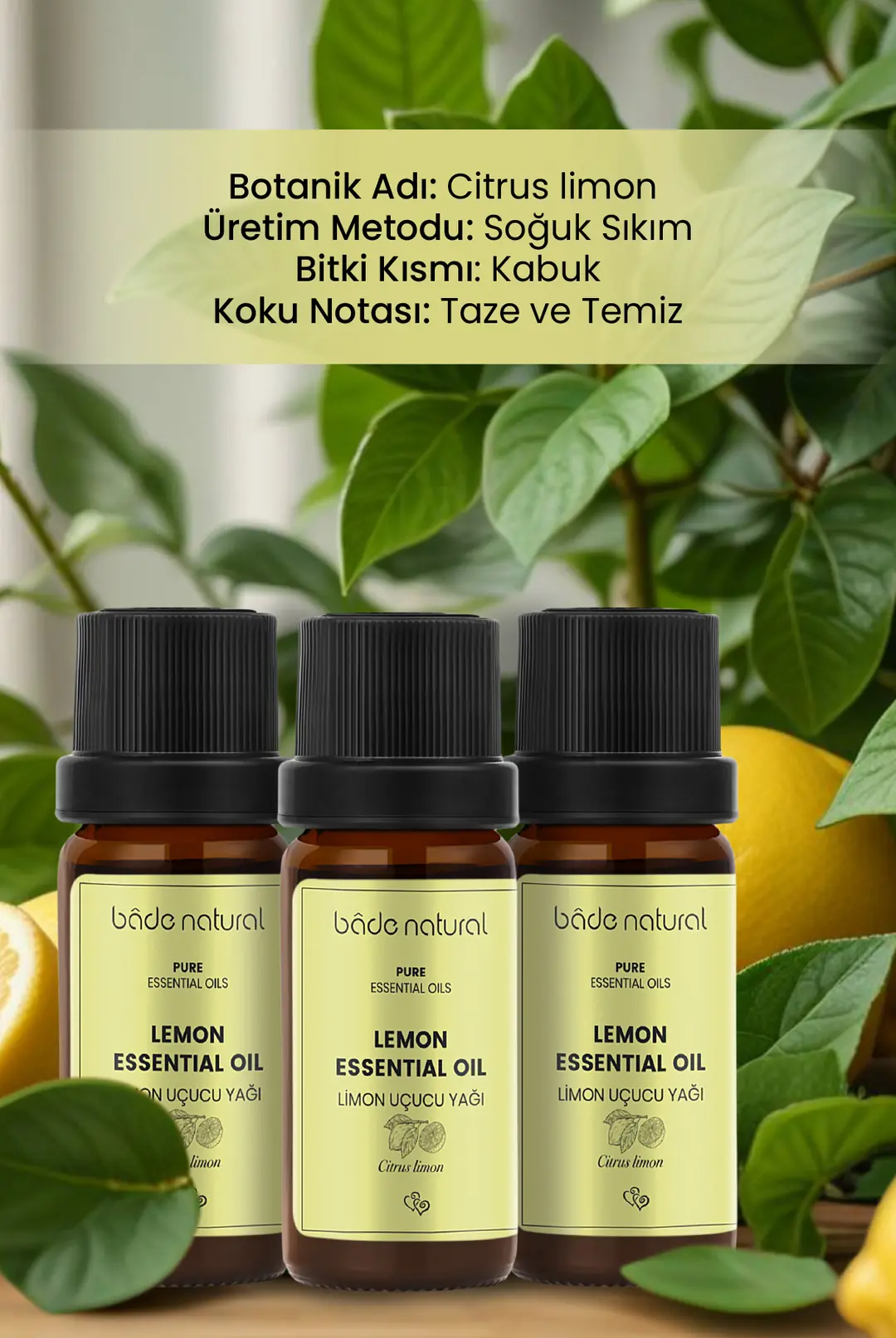 Limon Uçucu Yağı %100 Saf 10 ml - 3
