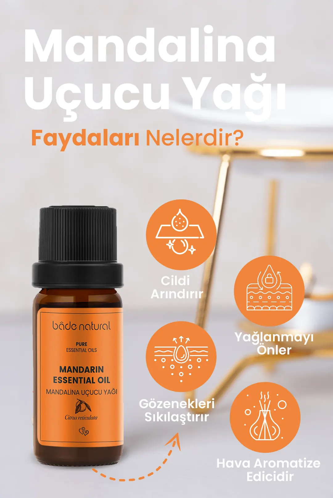 Mandalina Uçucu Yağı %100 Saf 10 ml - 2
