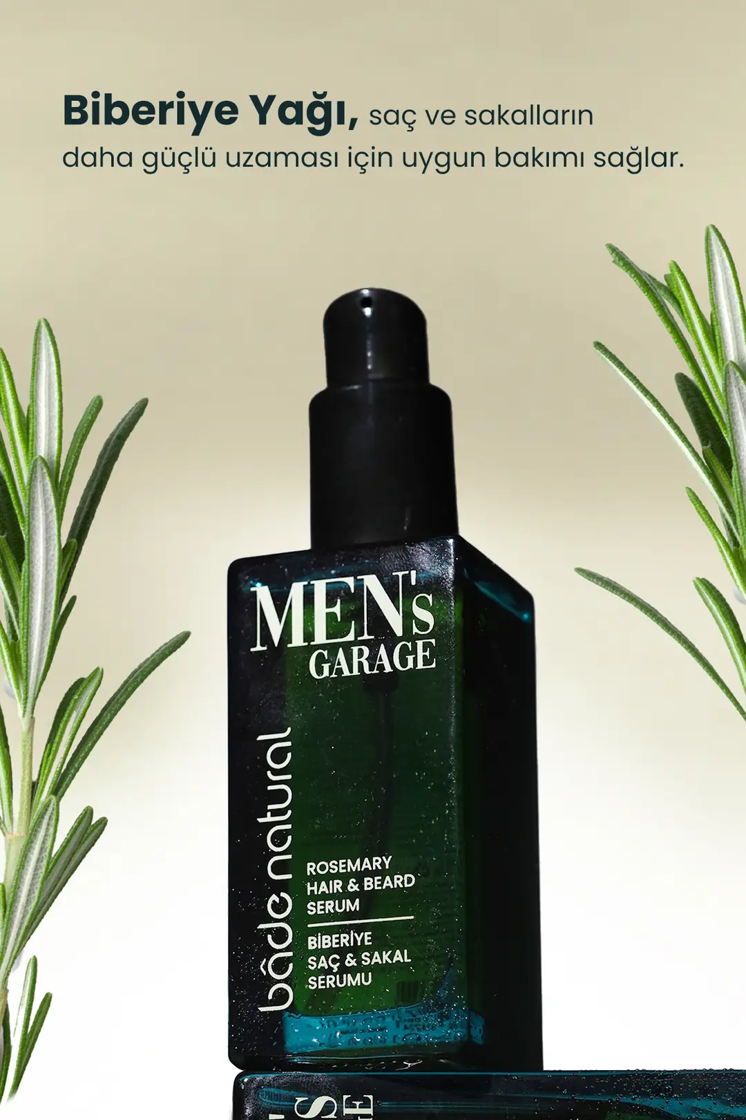 Men's Garage Biberiye Saç ve Sakal Serumu Besleyici ve Derinlemesine Bakım 50 ml - 3