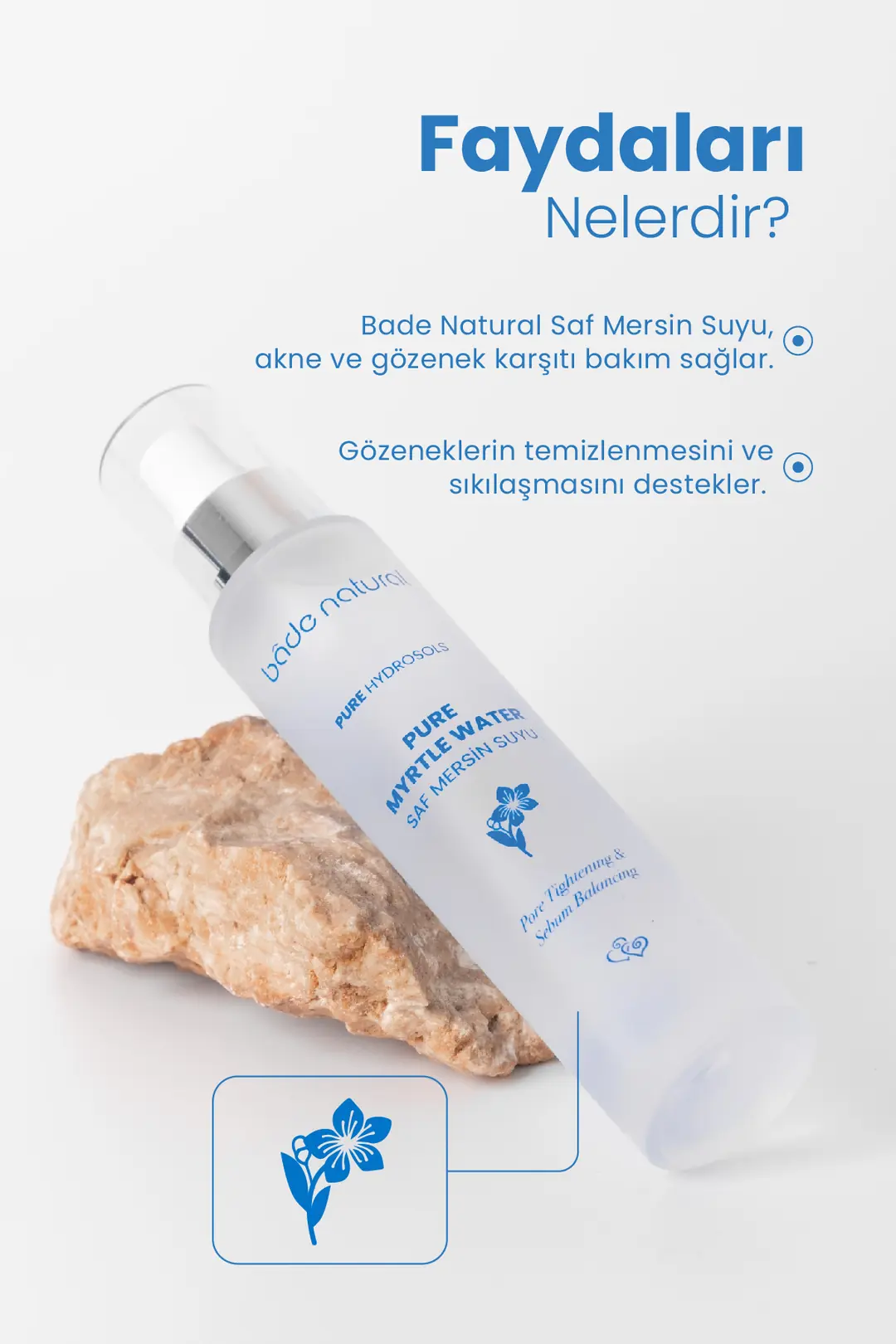 Mersin Suyu Gözenek Sıkılaştırıcı Tonik %100 Doğal 100 ml - 2