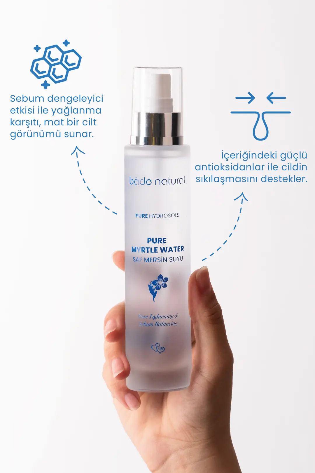 Mersin Suyu Gözenek Sıkılaştırıcı Tonik %100 Doğal 100 ml - 3