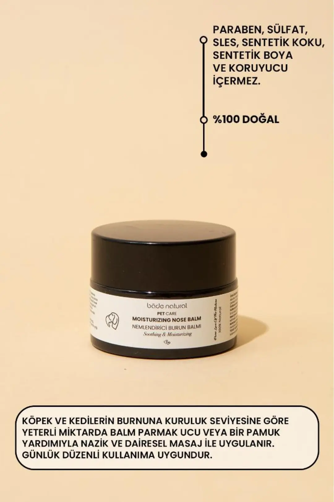 Nemlendirici Evcil Hayvan Burun Balmı 15 ml - 3
