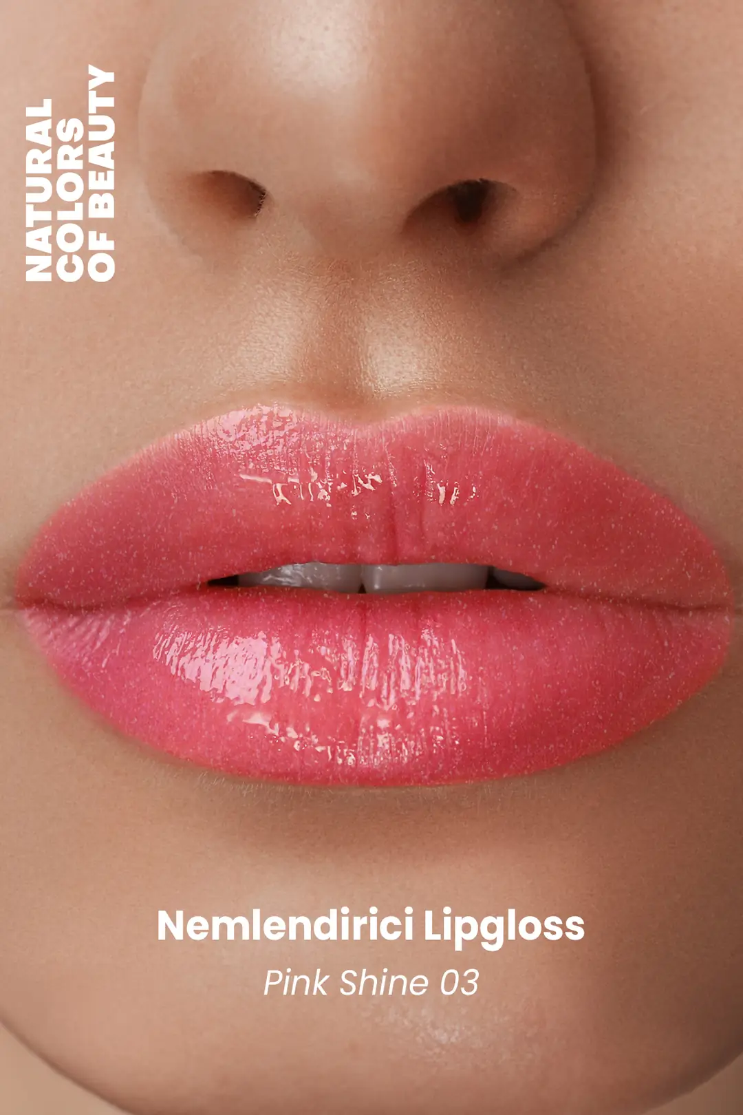 Nemlendirici Lipgloss Pink Shine 03 Dudak Parlatıcısı %100 Doğal - 2