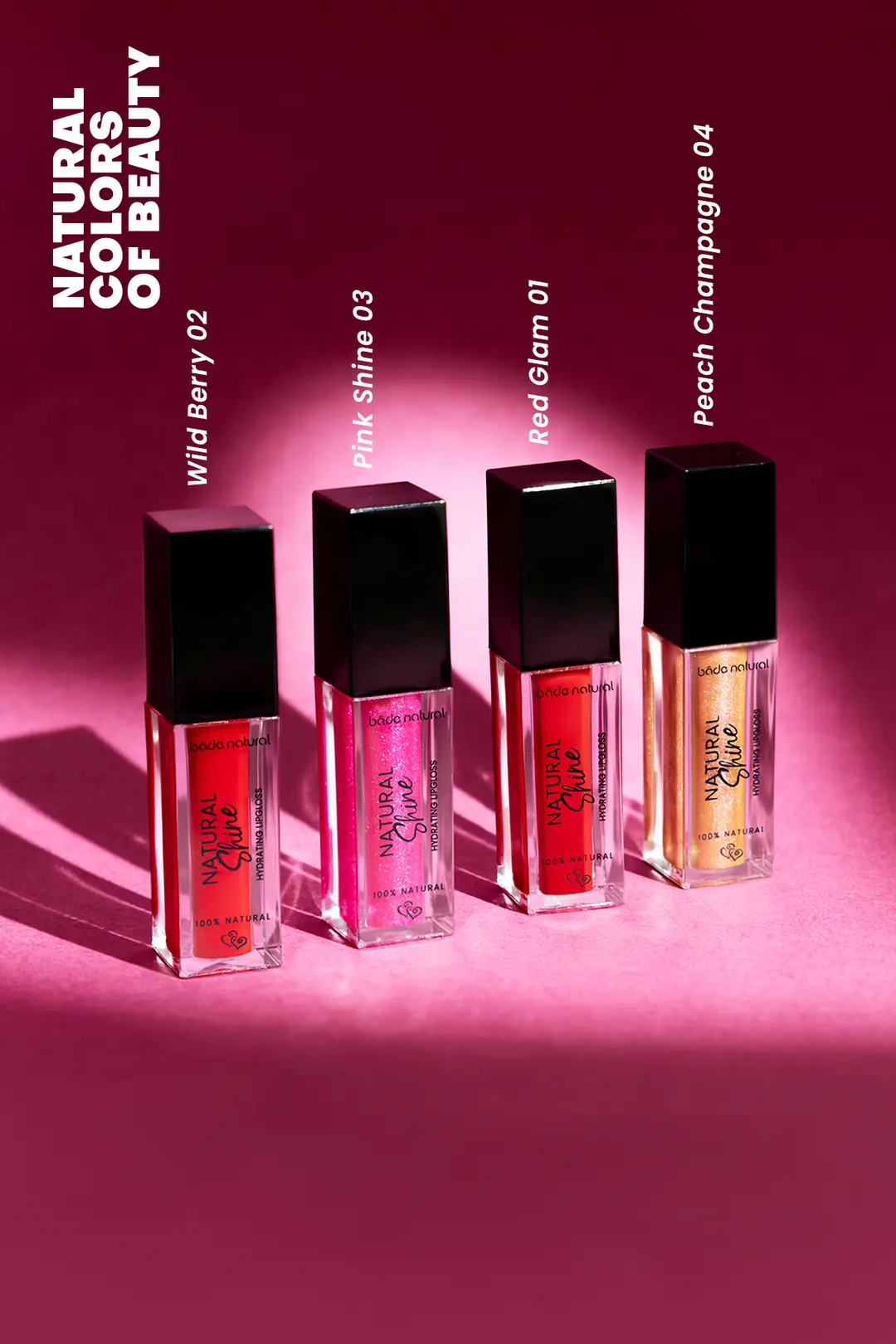 Nemlendirici Lipgloss Red Glam 01 Dudak Parlatıcısı %100 Doğal - 3