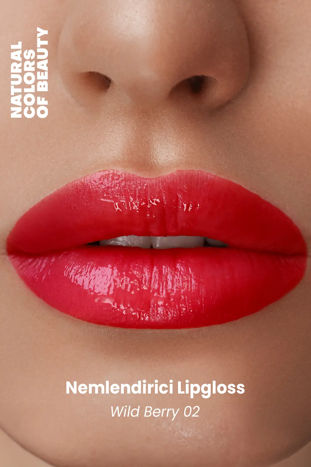 Nemlendirici Lipgloss Wild Berry 02 Dudak Parlatıcısı %100 Doğal - 2
