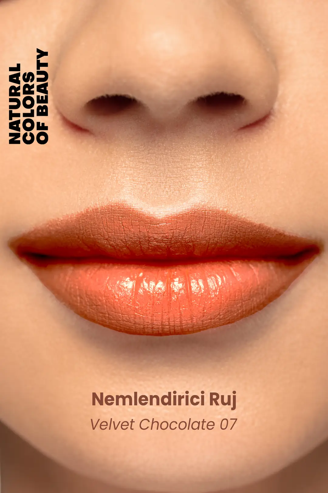 Nemlendirici Ruj Velvet Chocolate 07 %100 Doğal - 2
